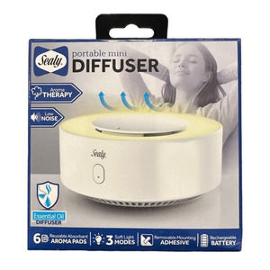 Sealy Portable Mini Essential Oil Diffuser w/Adhesive Mounting